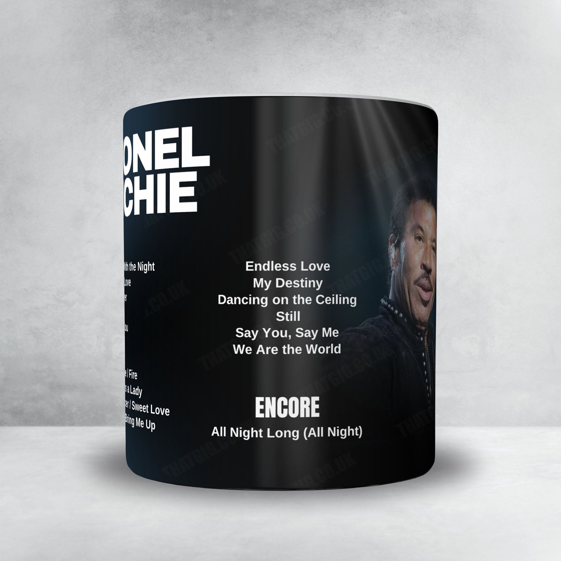 Lionel Richie Setlist Poster - Co-op Live, Manchester - June 13th, 2025
