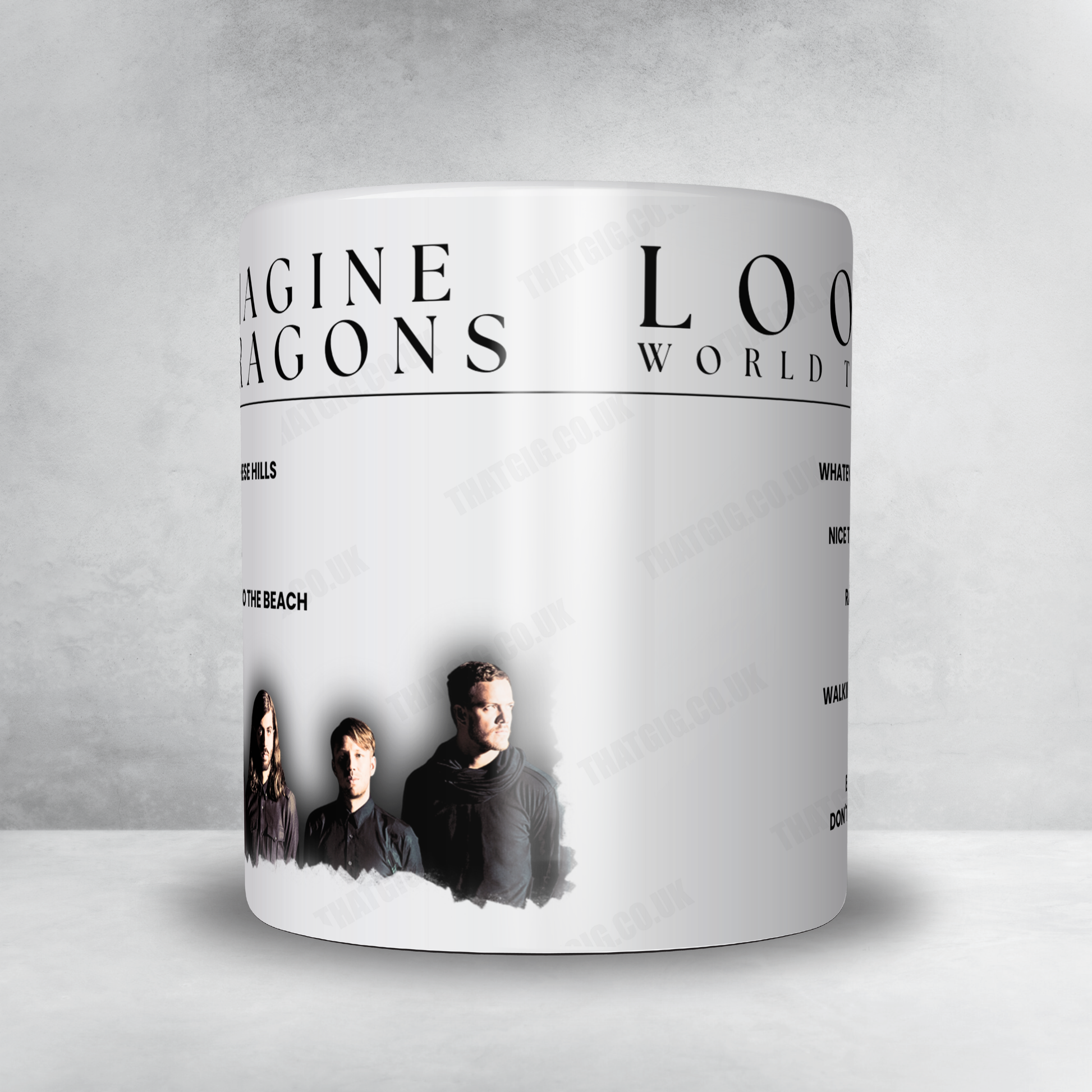 Imagine Dragons Setlist Poster - Utah First Credit Union Amphitheatre, West Valley City - October 12th, 2024
