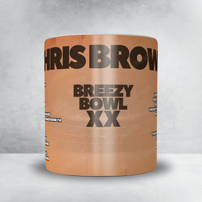 Chris Brown Setlist Poster - Caesars Superdome, New Orleans - October 16th, 2025