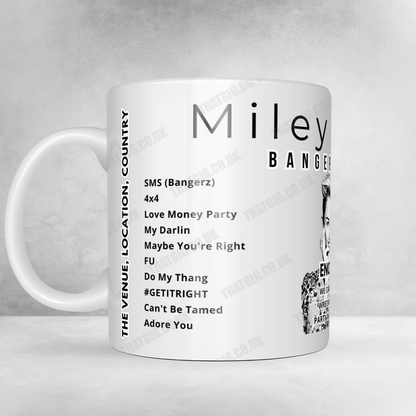 Miley Cyrus Setlist Poster - Telemundo Center, Miami - December 31st, 2022