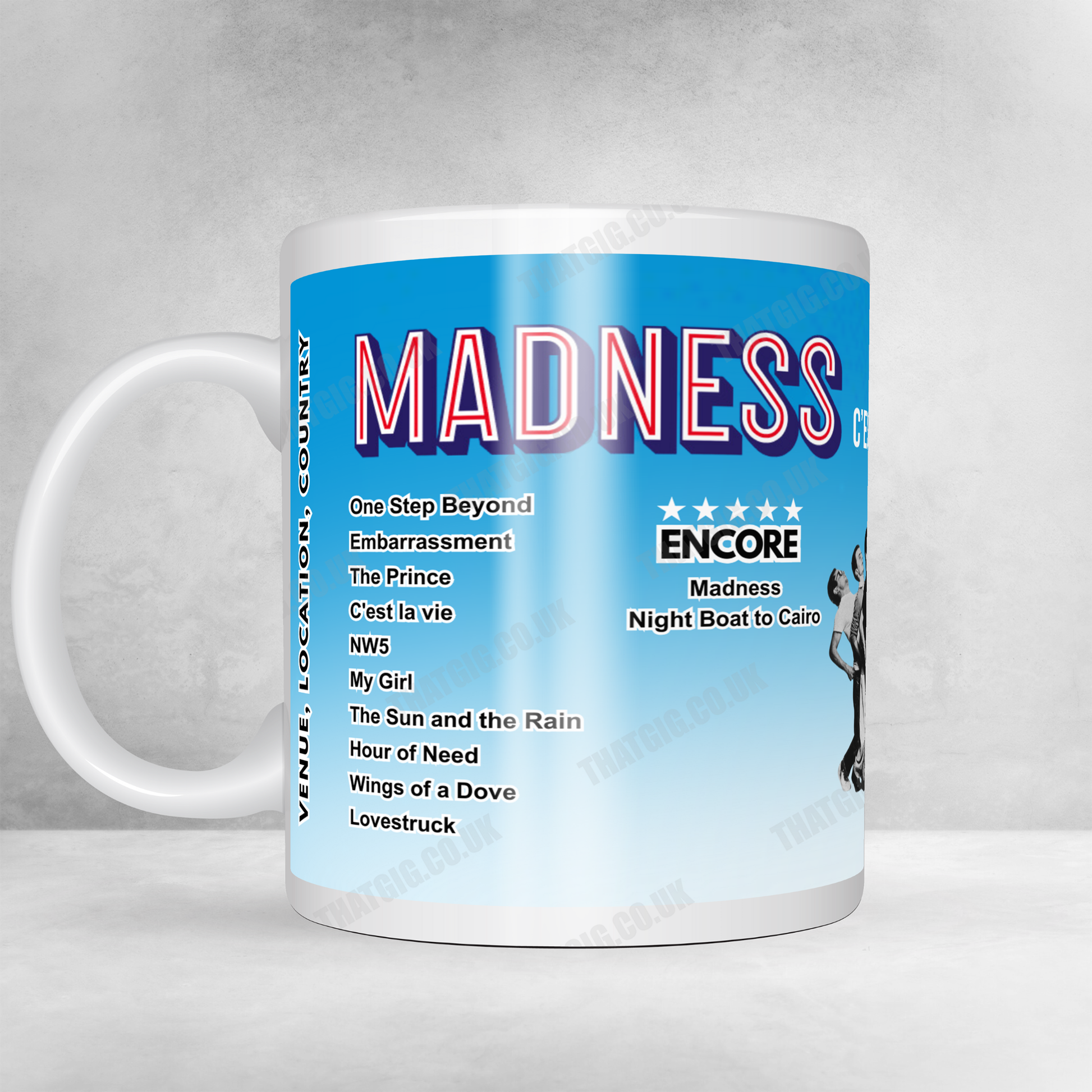 Madness Setlist Poster - Tempodrom, Berlin, Germany - September 21st, 2024