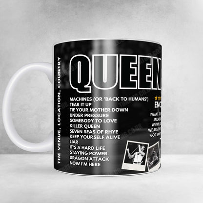 Queen Setlist Poster - Arizona Veterans Memorial Coliseum, Phoenix - September 10th, 1982