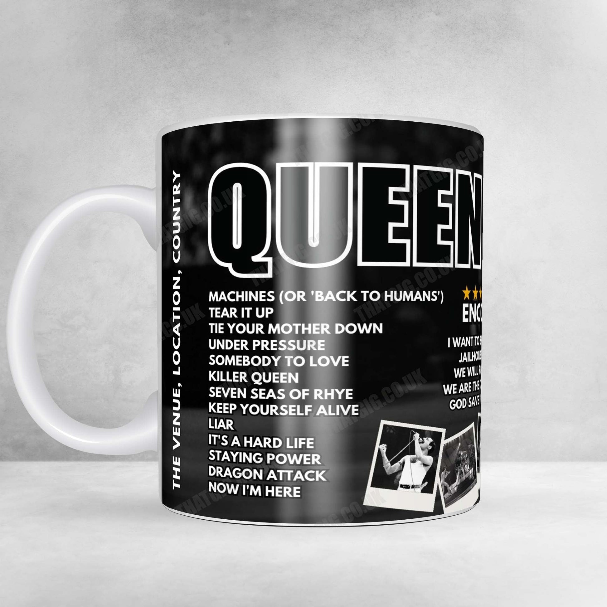 Queen Setlist Poster - Festhalle, Frankfurt - September 26th, 1984