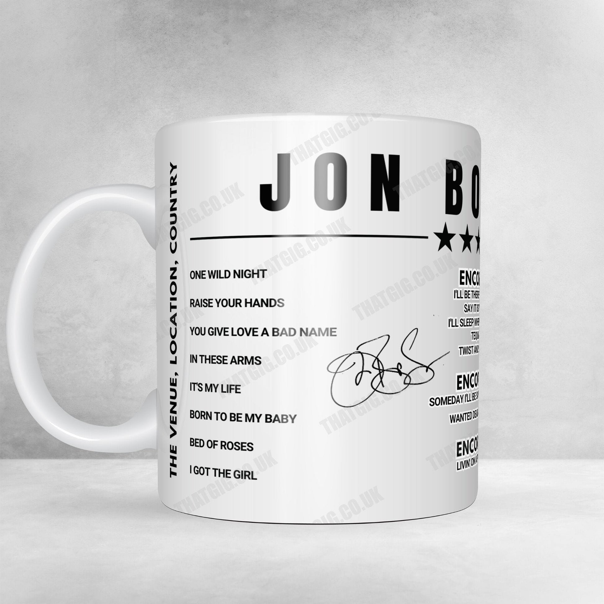 Bon Jovi Setlist Poster - American Airlines Center, Dallas, USA - April 28th, 2022