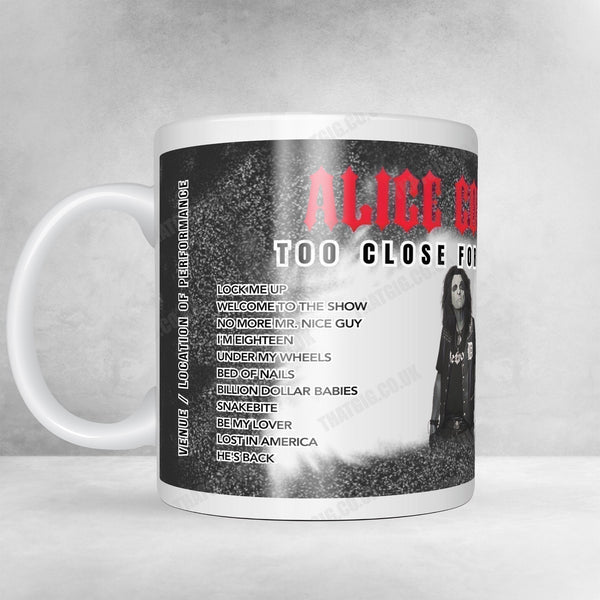 Alice Cooper Setlist Mug - Olympiahalle, Munich, Germany - October 8th, 2024