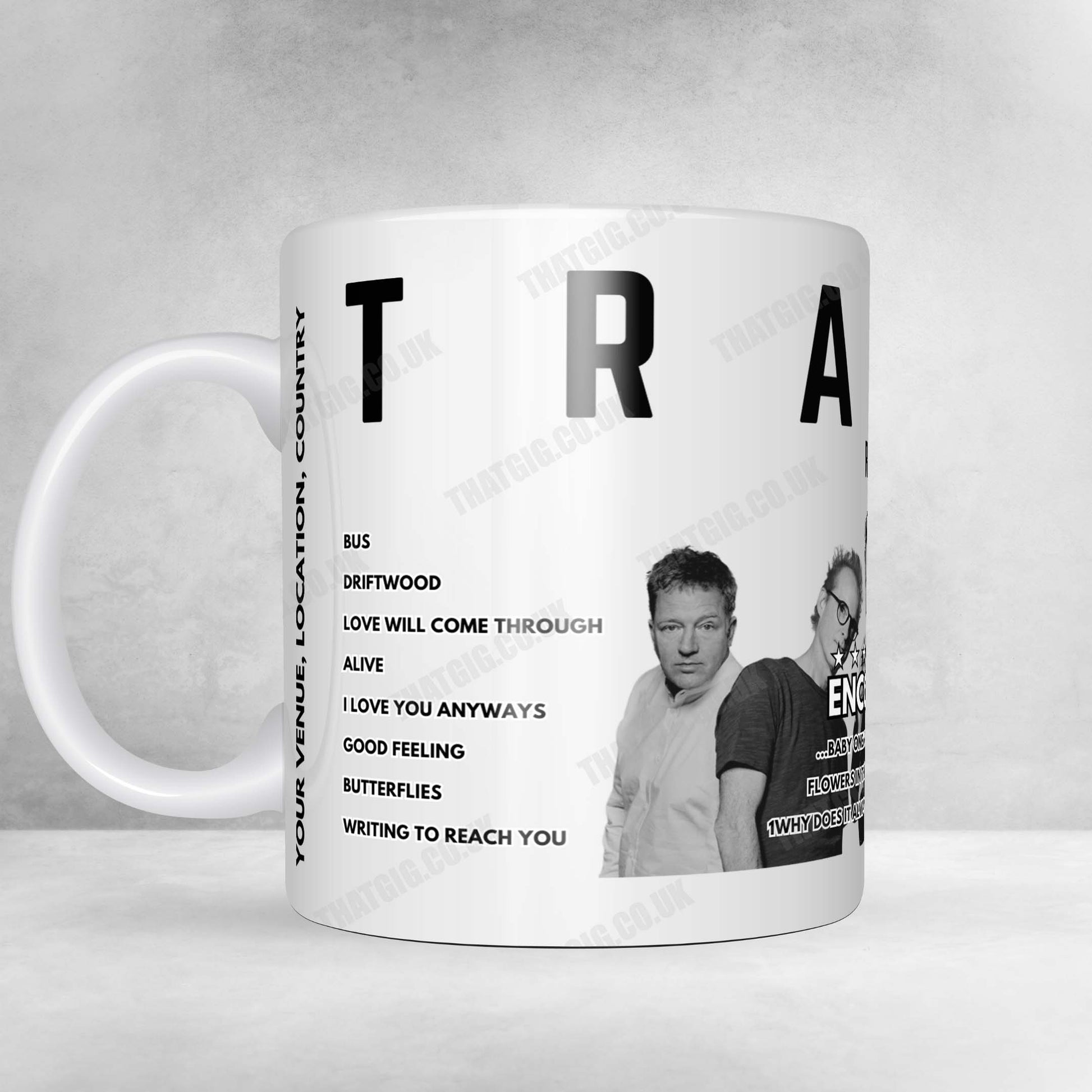 Travis Setlist Poster - O2 Academy Leeds - December 5th, 2024