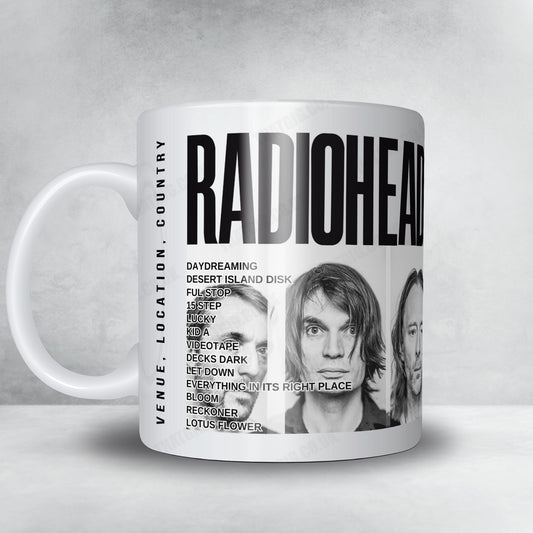 Radiohead Setlist Mug - PPG Paints Arena, Pittsburgh - July 26th, 2018