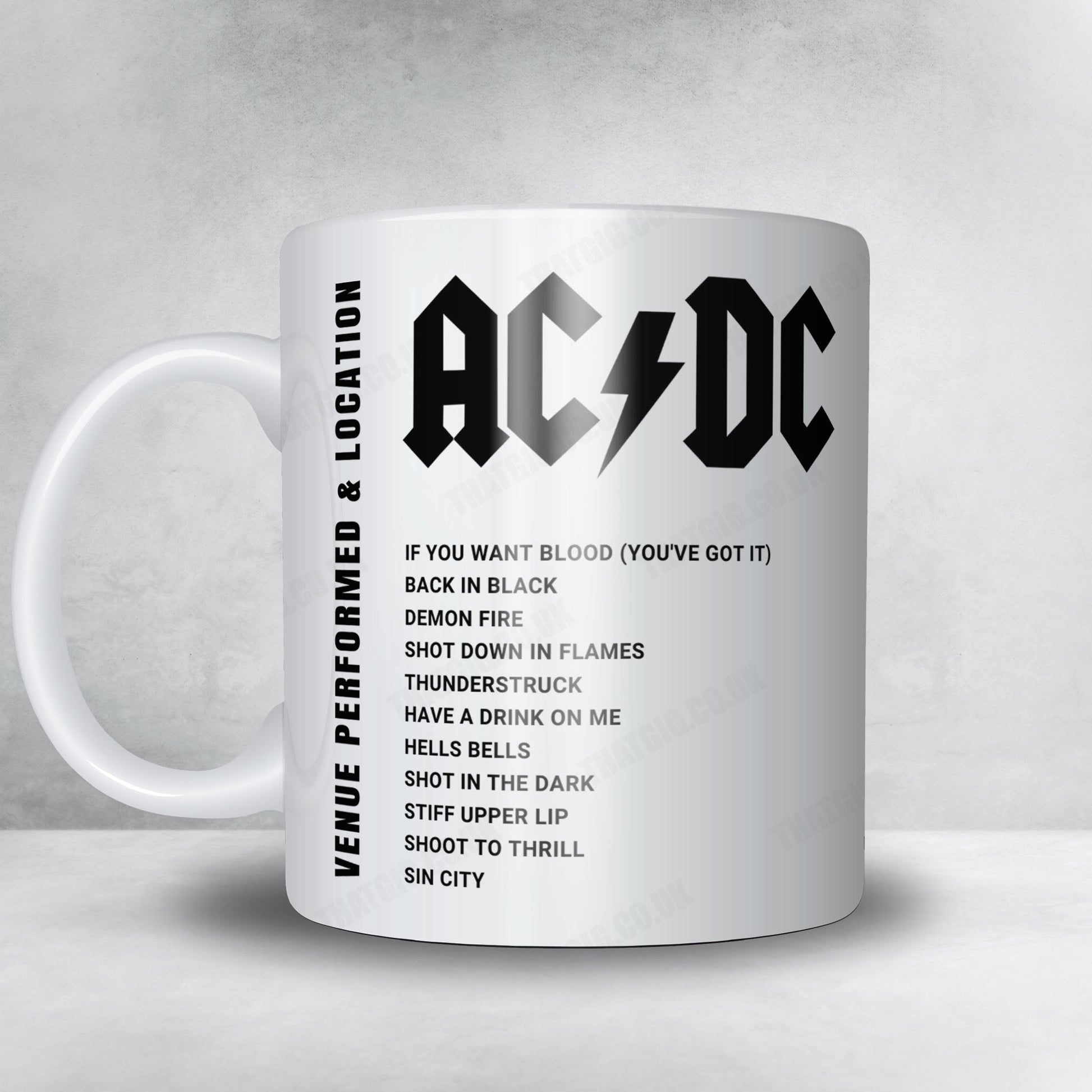 AC/DC Setlist Poster - BC Place Stadium, Vancouver - April 22nd, 2025