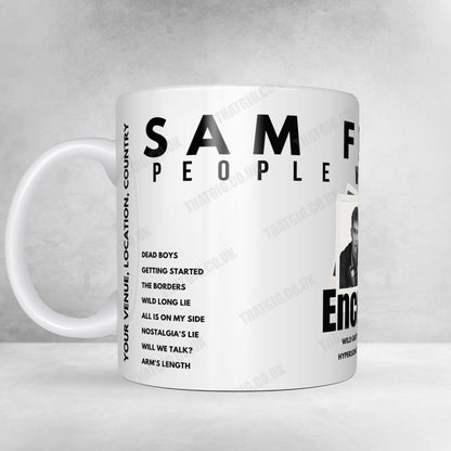 Sam Fender Setlist Poster - Co-op Live, Manchester - December 7th, 2024