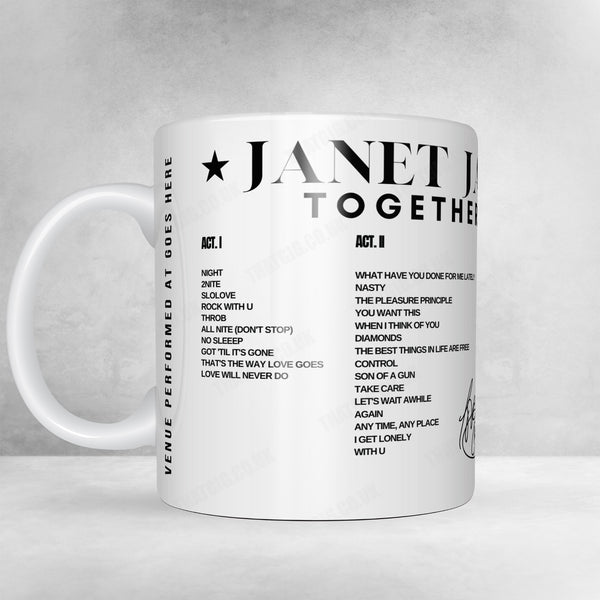 Janet Jackson Setlist Poster - Moody Center, Austin - July 27th, 2024