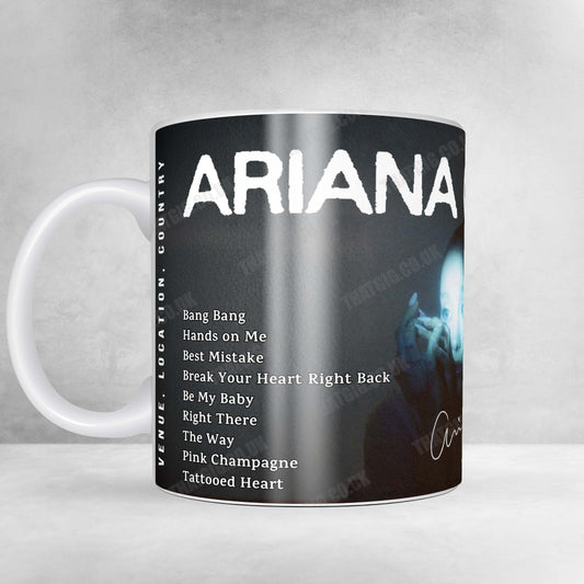 Ariana Grande Setlist Mug - Oakland Arena, Oakland - June 6th, 2026