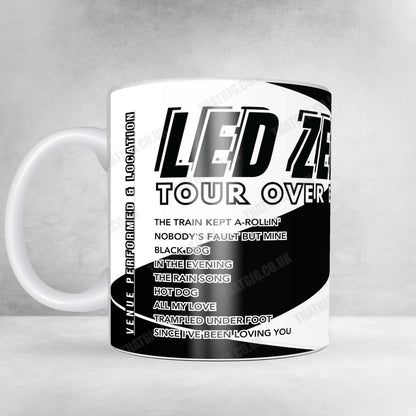 Led Zeppelin Setlist Mug - The Heath Hotel, Bewdley - April 28th, 1990