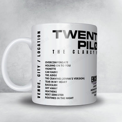 twenty one pilots Setlist Poster - Nationwide Arena, Columbus - October 4th, 2024