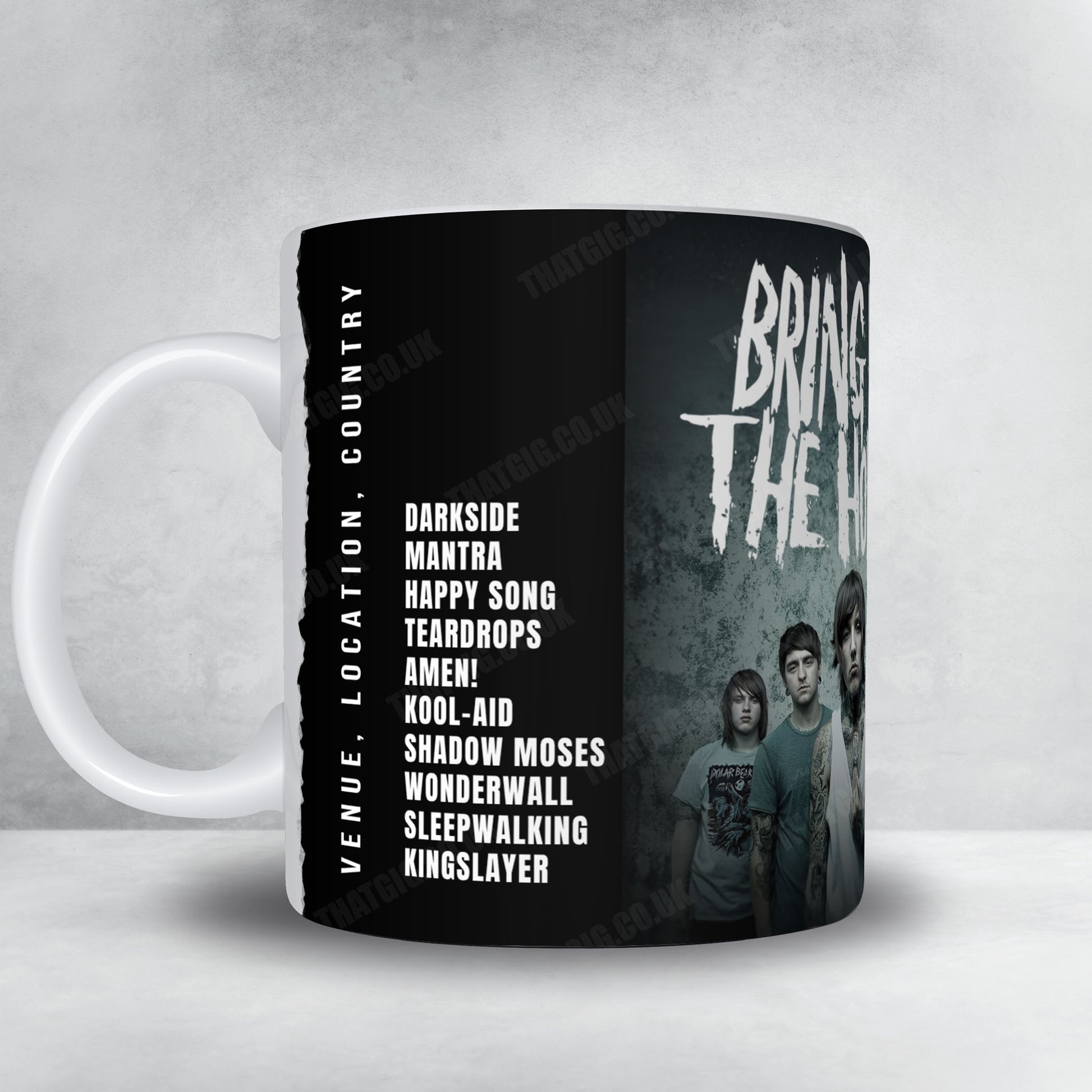 Bring Me the Horizon Setlist Mug - Discovery Park, Sacramento - October 5th, 2025