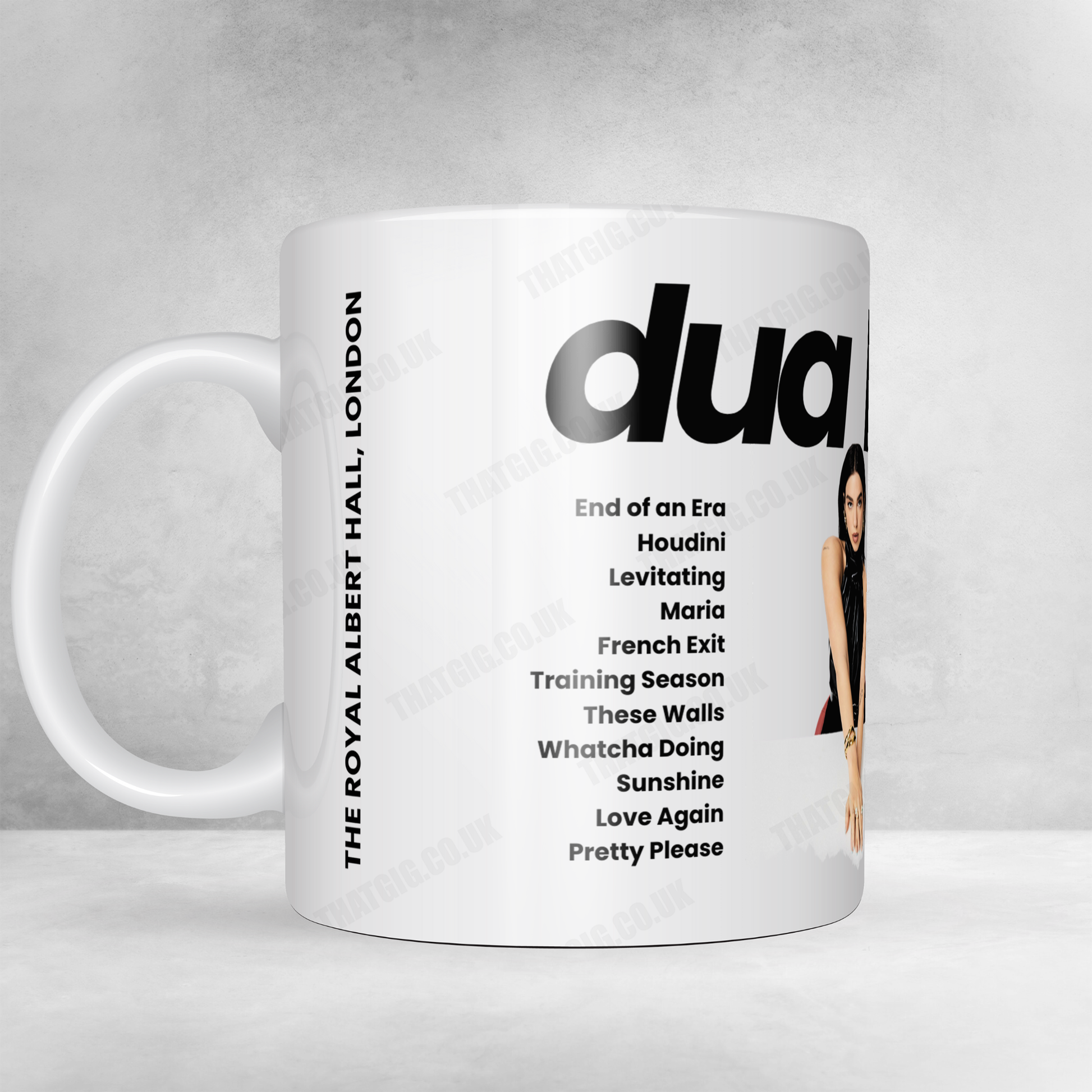 Dua Lipa Setlist Poster - Royal Albert Hall - October 17th, 2024