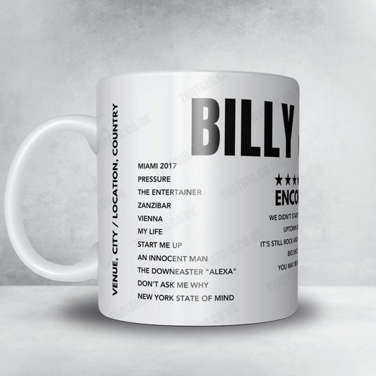 Billy Joel Setlist Mug - Huntington Bank Field - September 13th, 2024