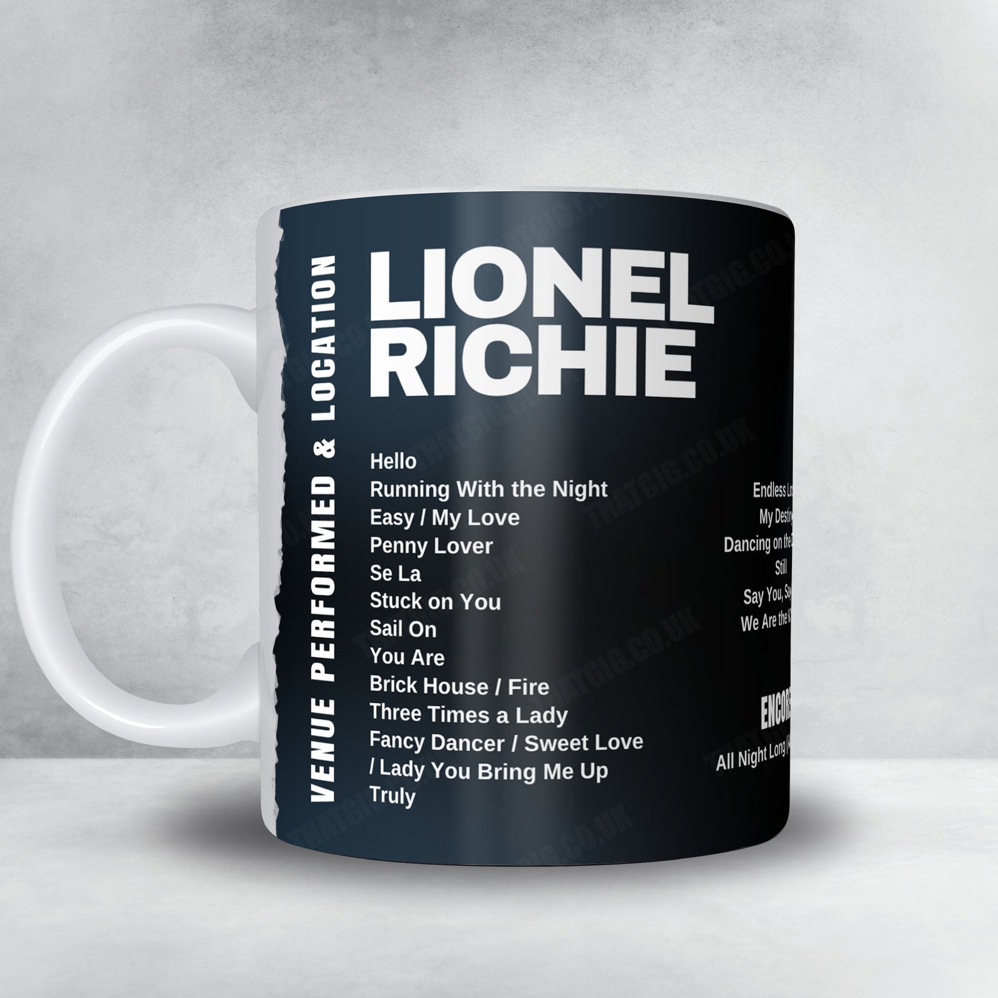 Lionel Richie Setlist Poster - Co-op Live, Manchester - June 13th, 2025