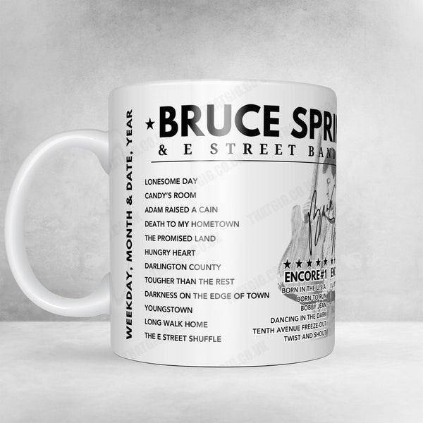 Bruce Springsteen Setlist Poster - Rogers Arena, Vancouver - November 22nd, 2024