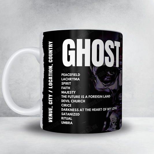 Ghost Setlist Mug - Le Zénith, Toulouse - April 27th, 2025