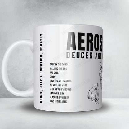 Aerosmith Setlist Mug - Park Theater at Park MGM, Las Vegas - November 24th, 2019