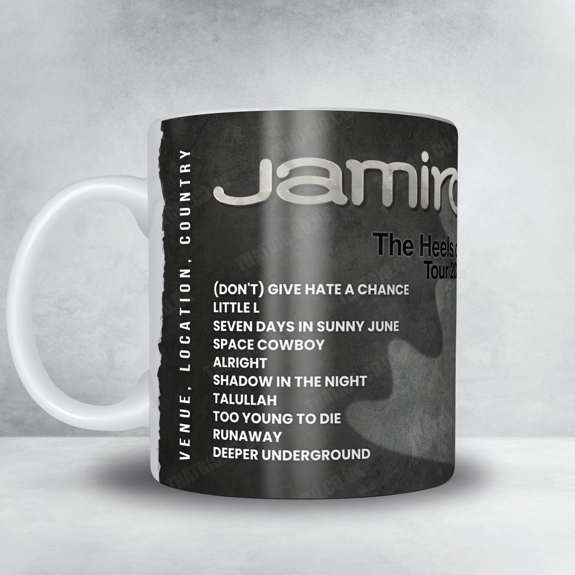 Jamiroquai Setlist Mug - Unipol Forum, Assago - November 13th, 2025