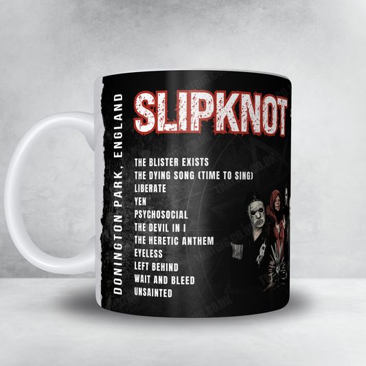 Slipknot Setlist Mug- Download Festival, Donington Park - June 11th, 2023