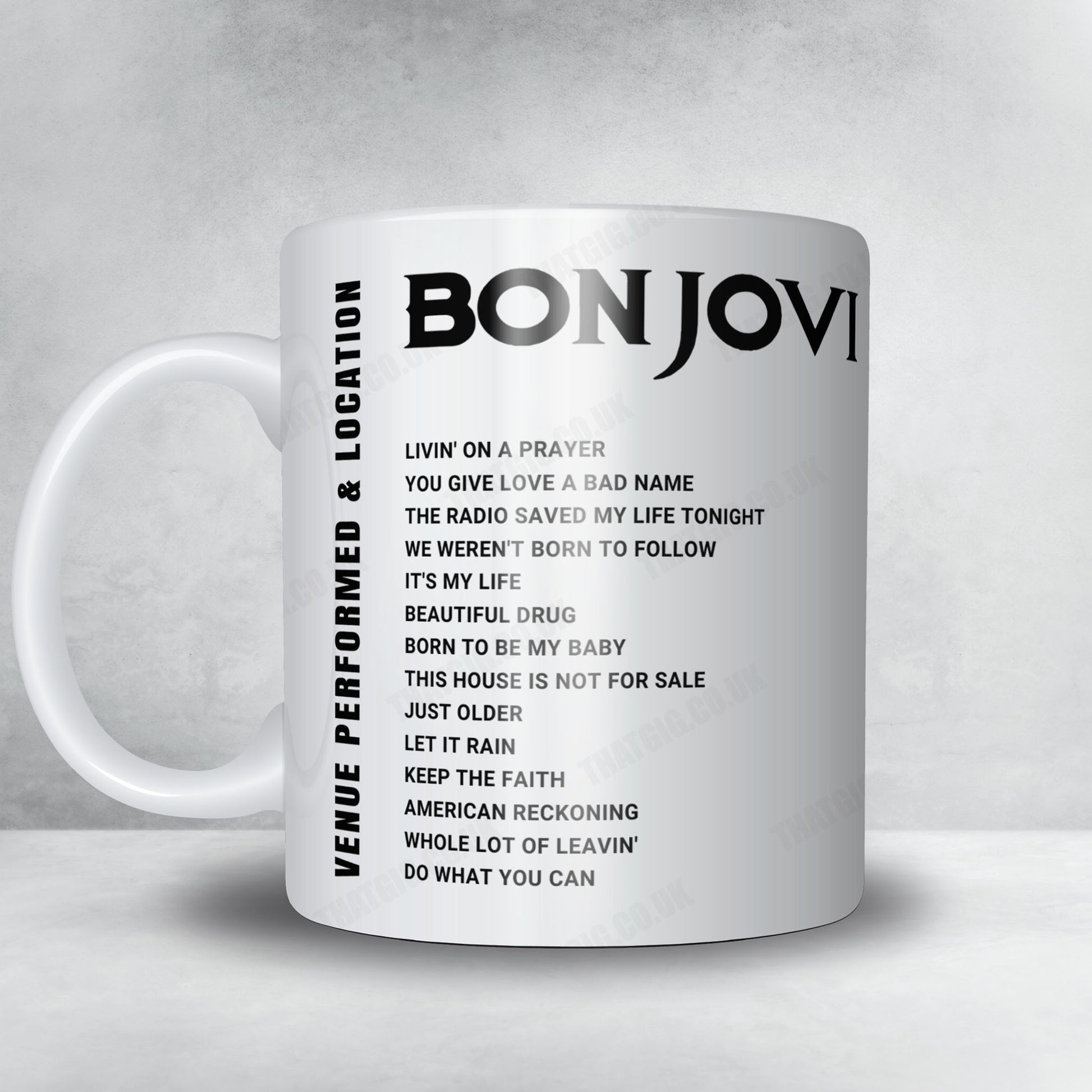 Bon Jovi Setlist Poster - Toyota Center, Houston - April 26th, 2022