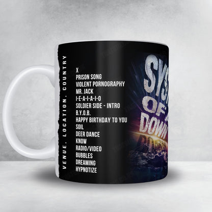 System of a Down Setlist Poster - Estádio Couto Pereira, Curitiba - May 6th, 2025