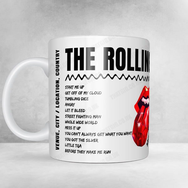 The Rolling Stones Setlist Mug - Lincoln Financial Field, Philadelphia, Pennsylvania - June 11th, 2024