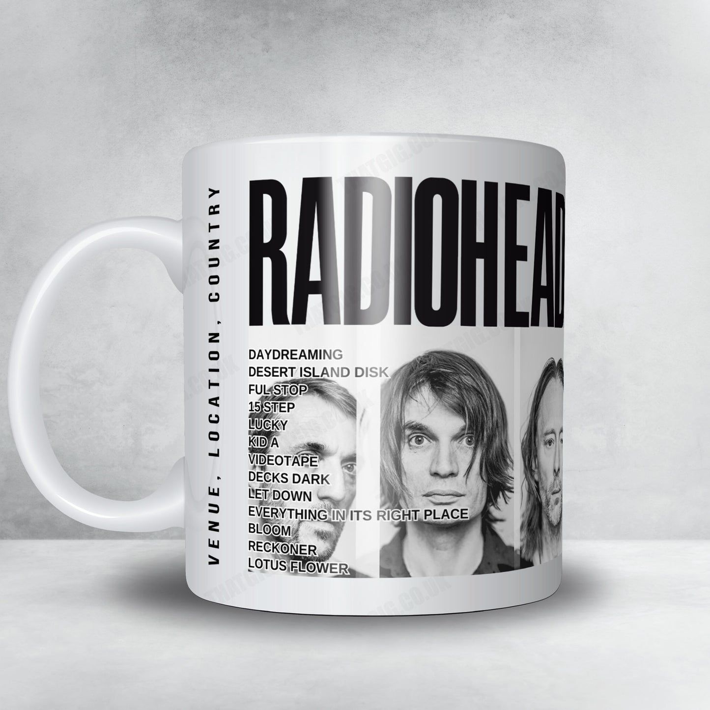 Radiohead Setlist Poster - PPG Paints Arena, Pittsburgh - July 26th, 2018