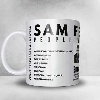 Sam Fender Setlist Poster - Valbyparken, Copenhagen - August 8th, 2025