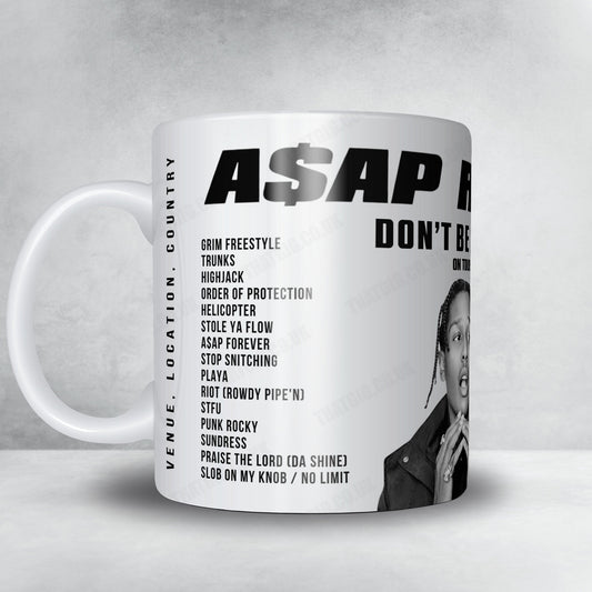 A$AP Rocky Setlist Mug - TD Garden, Boston - June 2nd, 2026