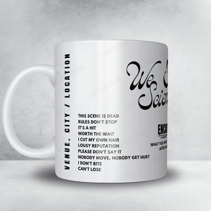 We Are Scientists Setlist Mug - Social, Kingston upon Hull - May 25th, 2025