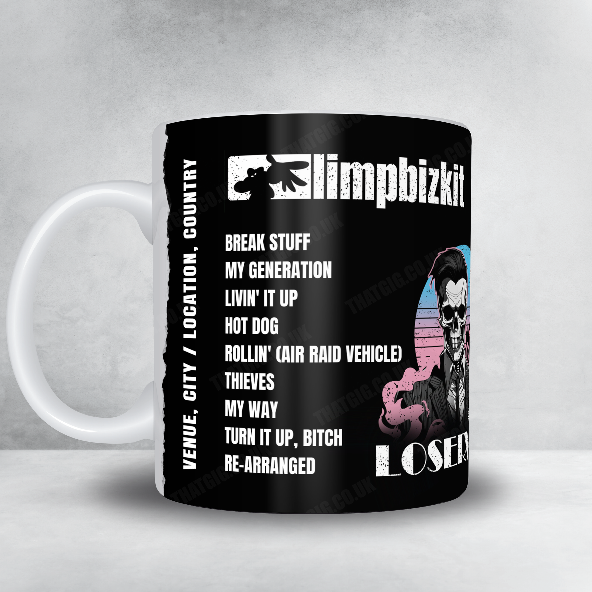 Limp Bizkit Setlist Poster - Utah First Credit Union Amphitheatre, West Valley City, UT, USA - August 18th, 2024