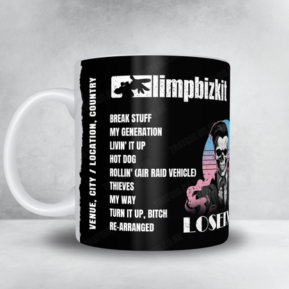 Limp Bizkit Setlist Poster - Utah First Credit Union Amphitheatre, West Valley City, UT, USA - August 18th, 2024