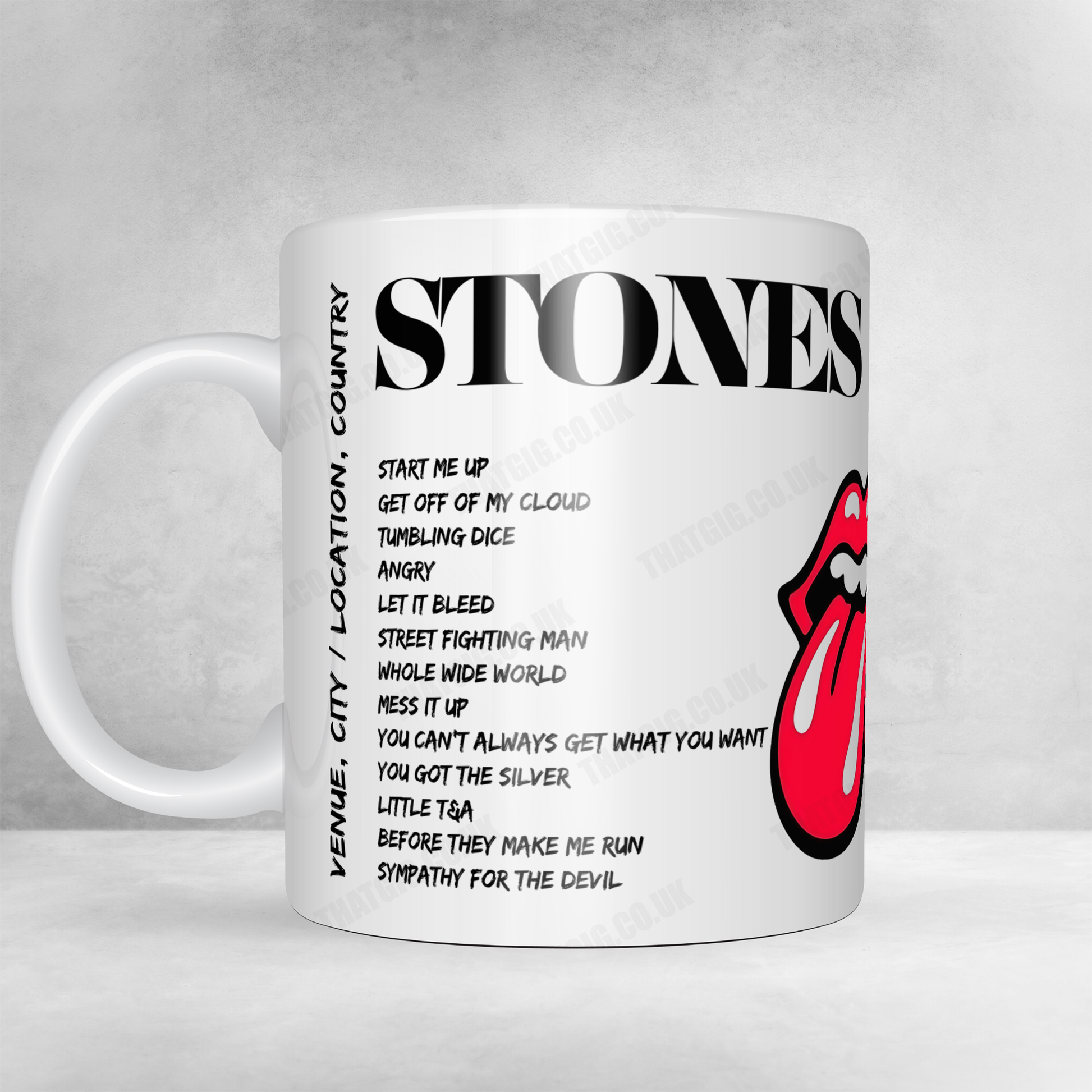The Rolling Stones Setlist Mug - Olympiastadion, Munich, Germany - June 5th, 2022