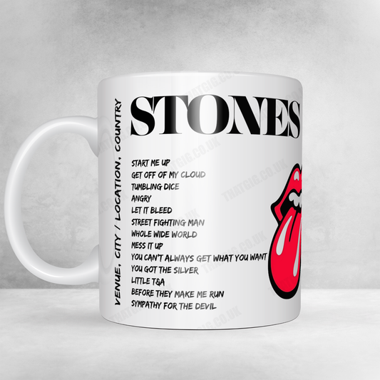 The Rolling Stones Setlist Mug - Olympiastadion, Munich, Germany - June 5th, 2022