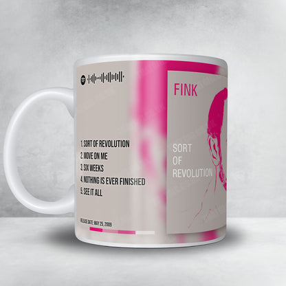 Fink "Sort of Revolution" Album Mug - Full Colour