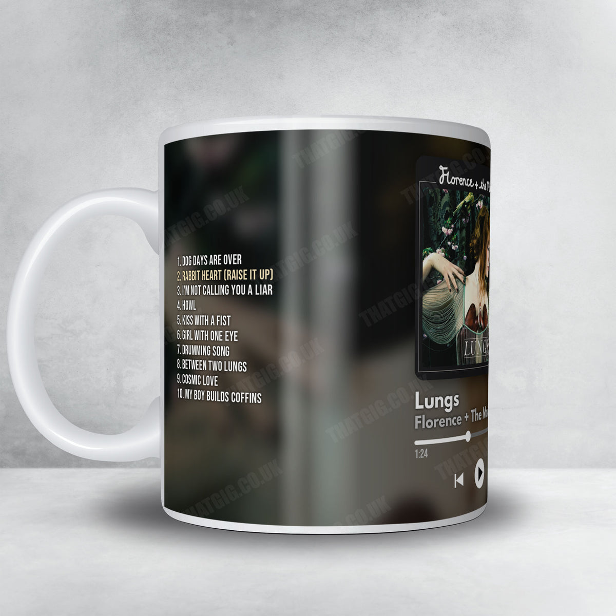 Florence + The Machine "Lungs" Album Mug - Now Playing