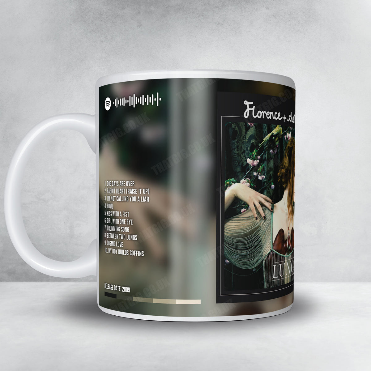 Florence + The Machine "Lungs" Album Mug - Full Colour