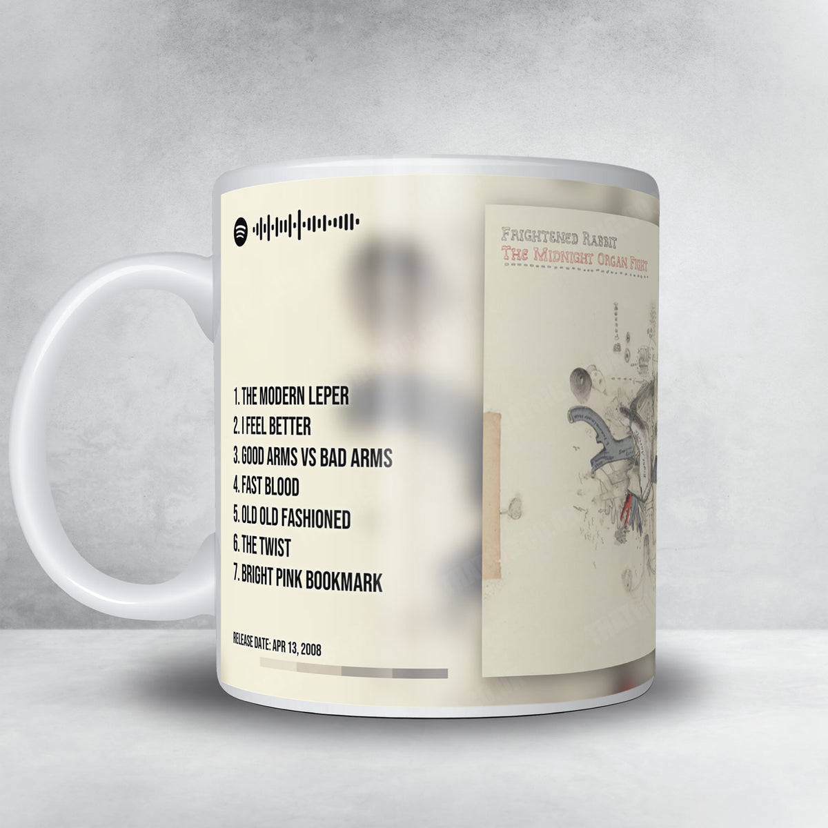 Frightened Rabbit "The Midnight Organ Fight" Album Mug - Full Colour