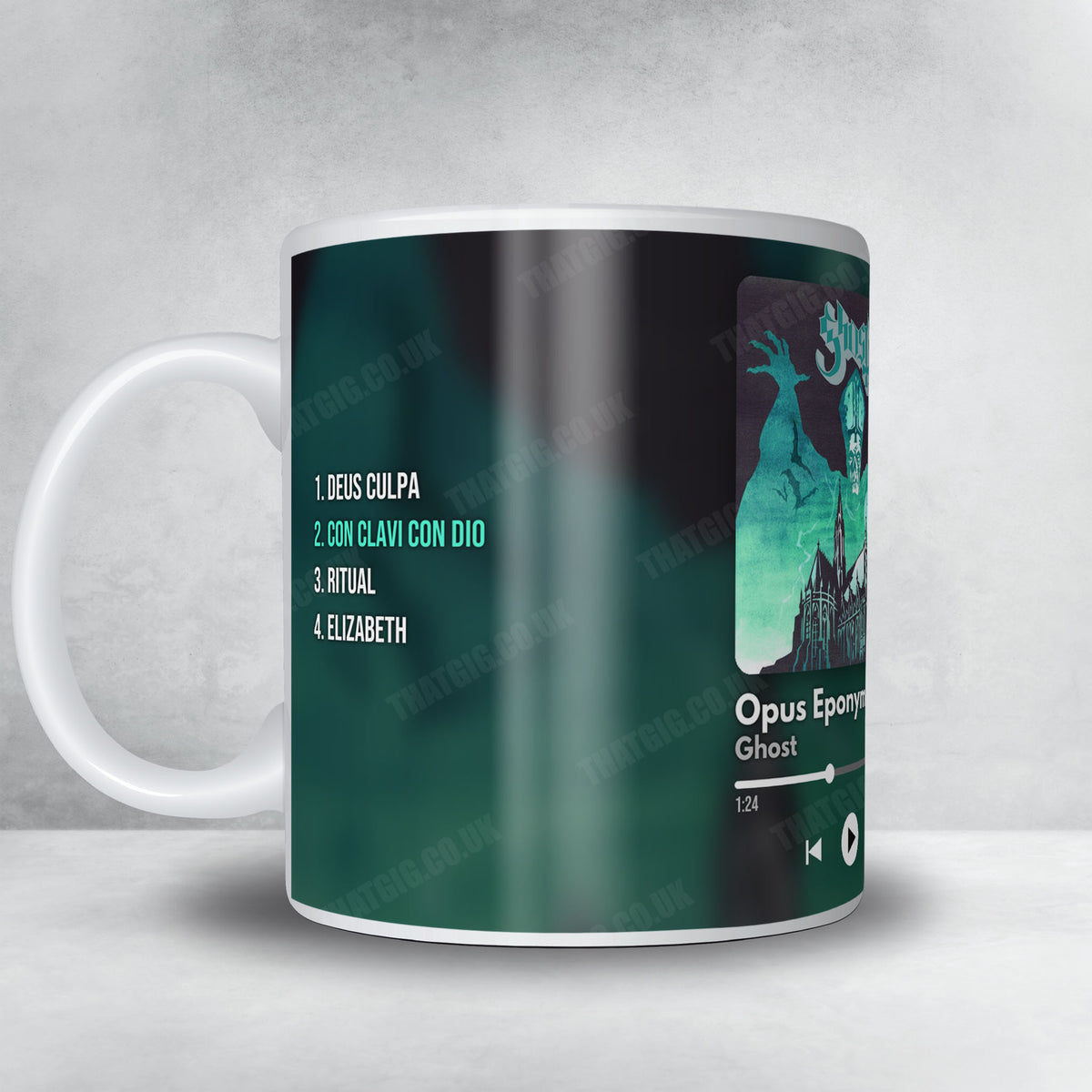 Ghost "Opus Eponymous" Album Mug - Now Playing