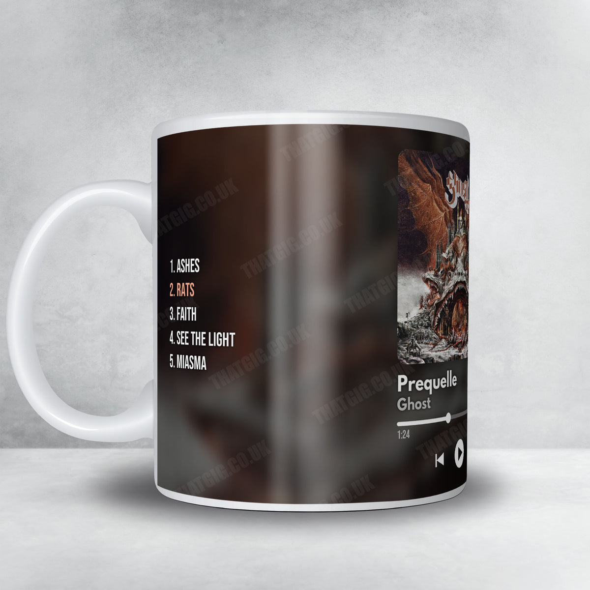 Ghost "Prequelle" Album Mug - Now Playing