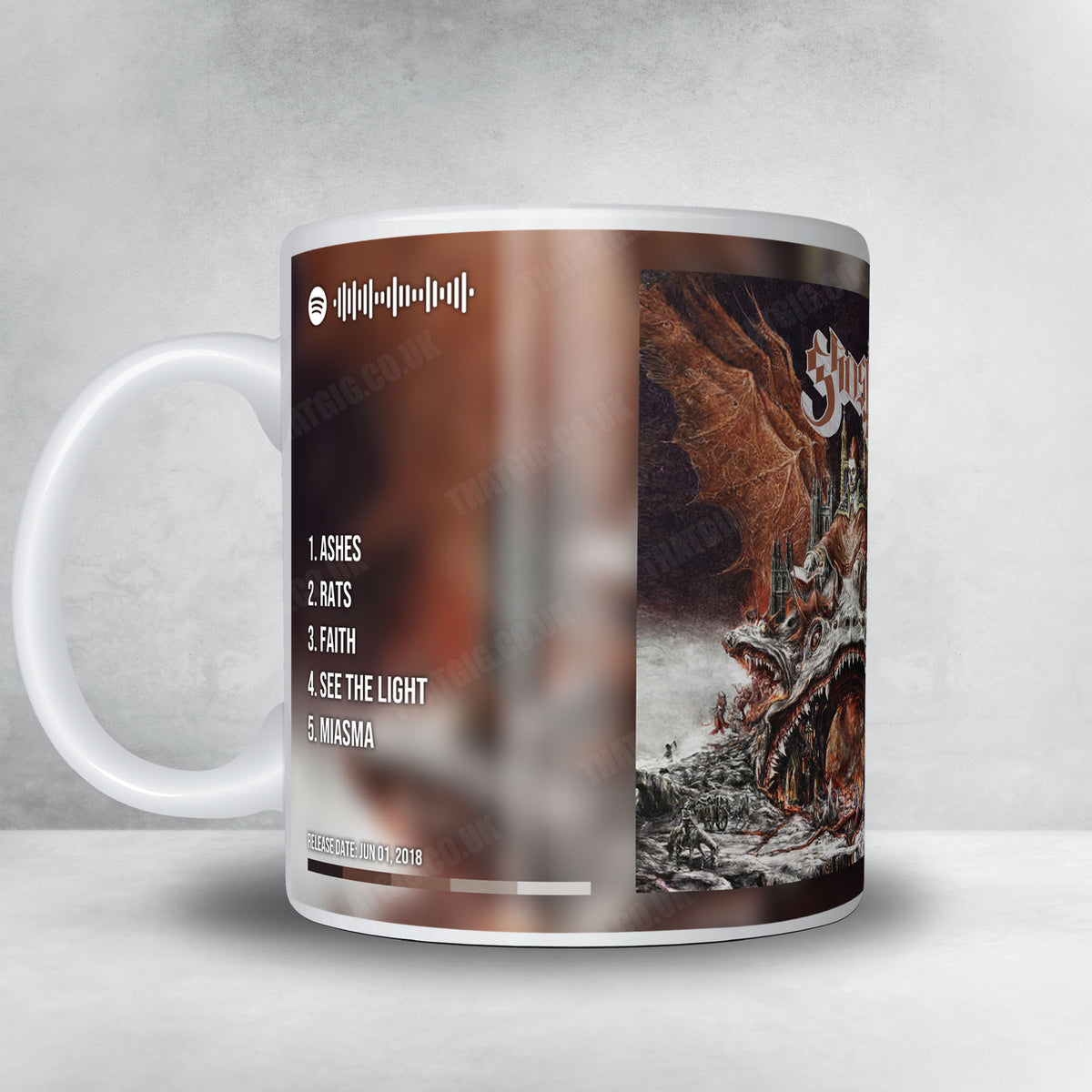 Ghost "Prequelle" Album Mug - Full Colour
