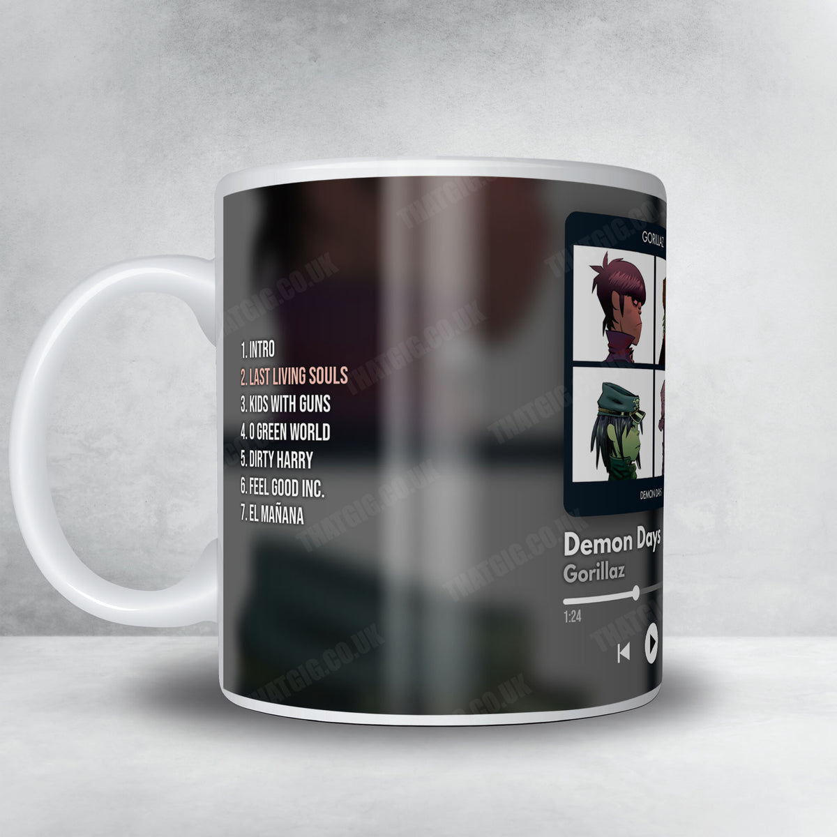 Gorillaz "Demon Days" Album Mug - Now Playing
