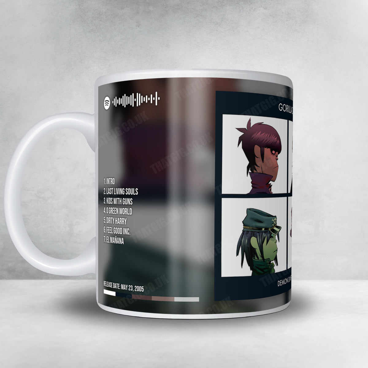 Gorillaz "Demon Days" Album Mug - Full Colour