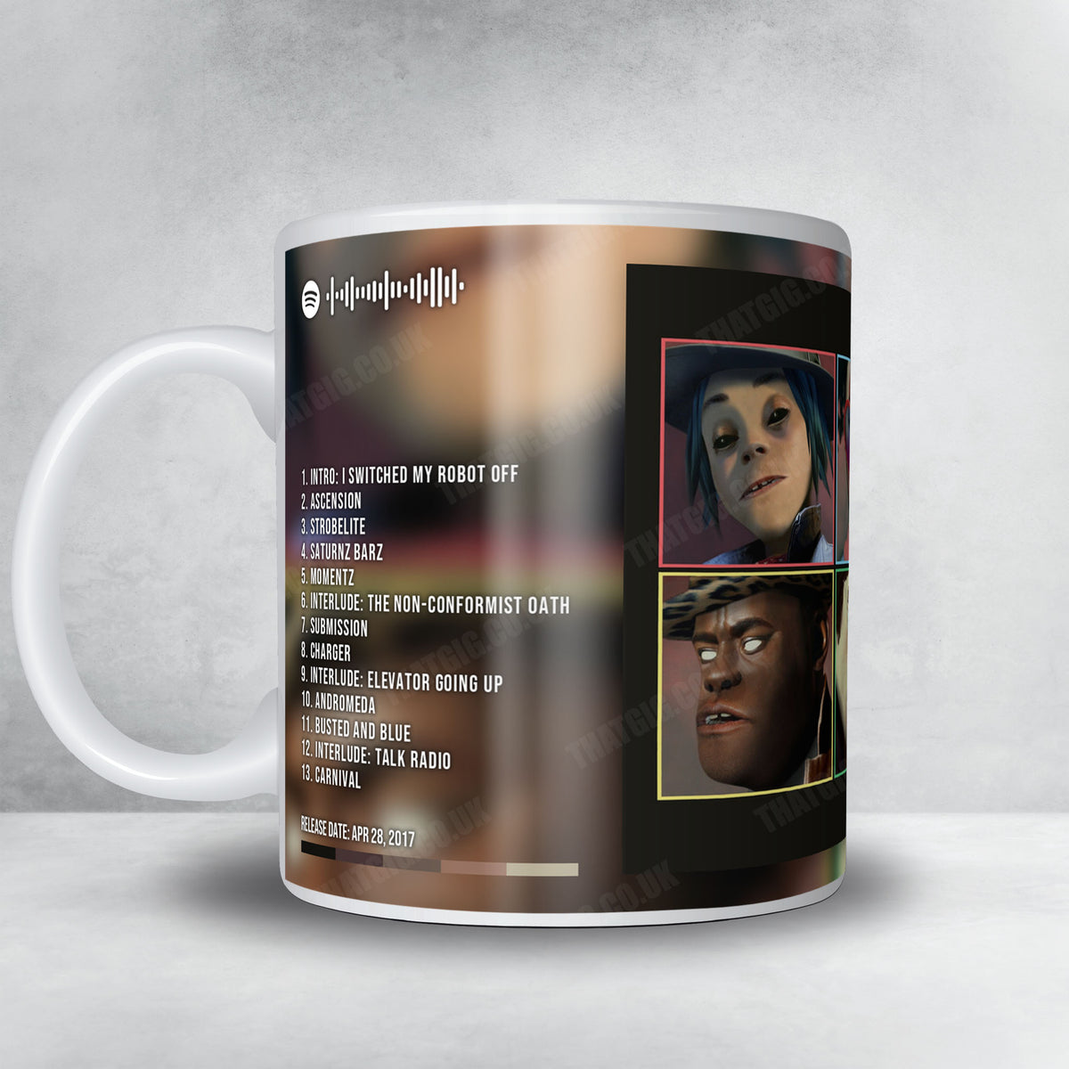 Gorillaz "Humanz" Album Mug - Full Colour