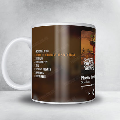 Gorillaz "Plastic Beach" Album Mug - Now Playing