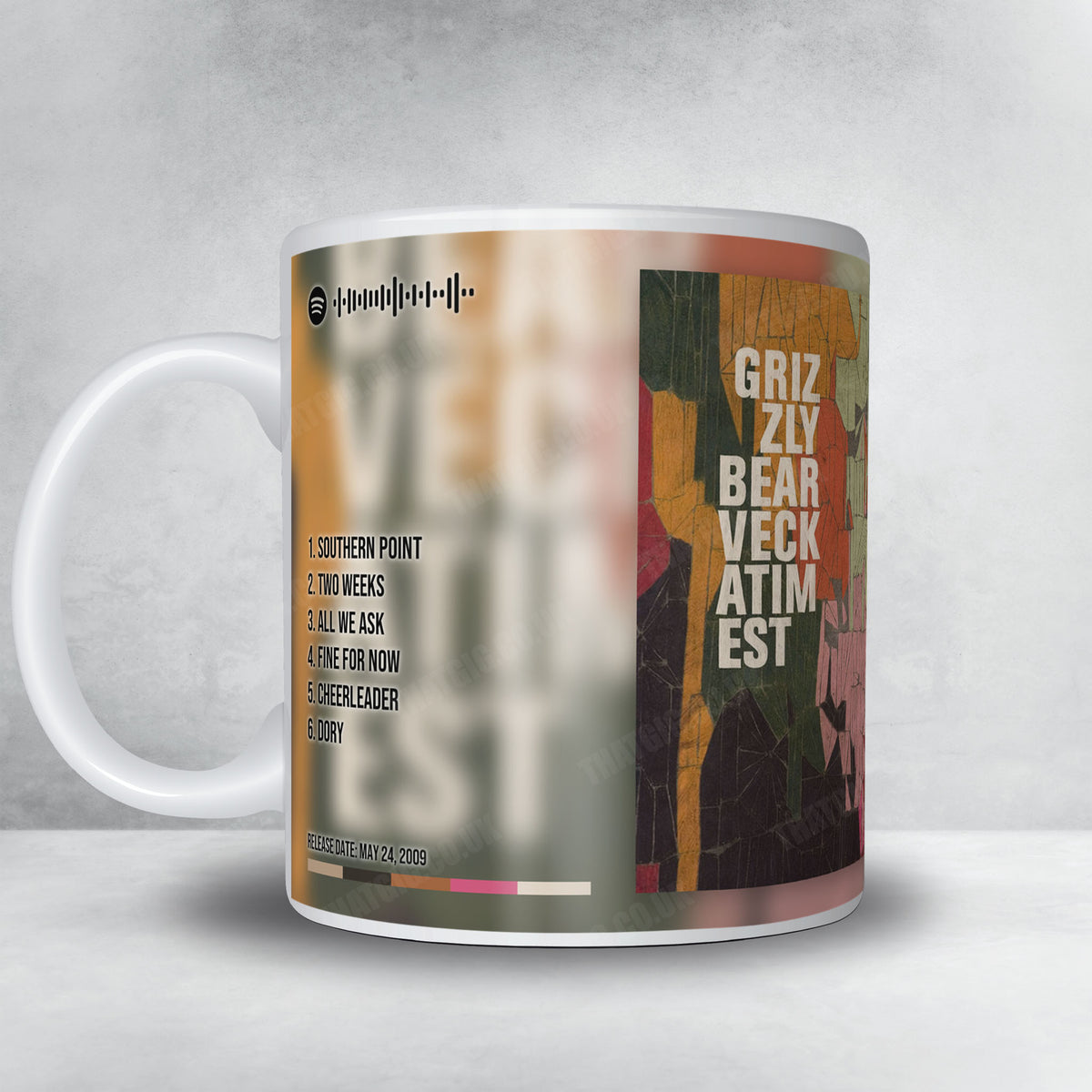 Grizzly Bear "Veckatimest" Album Mug - Full Colour