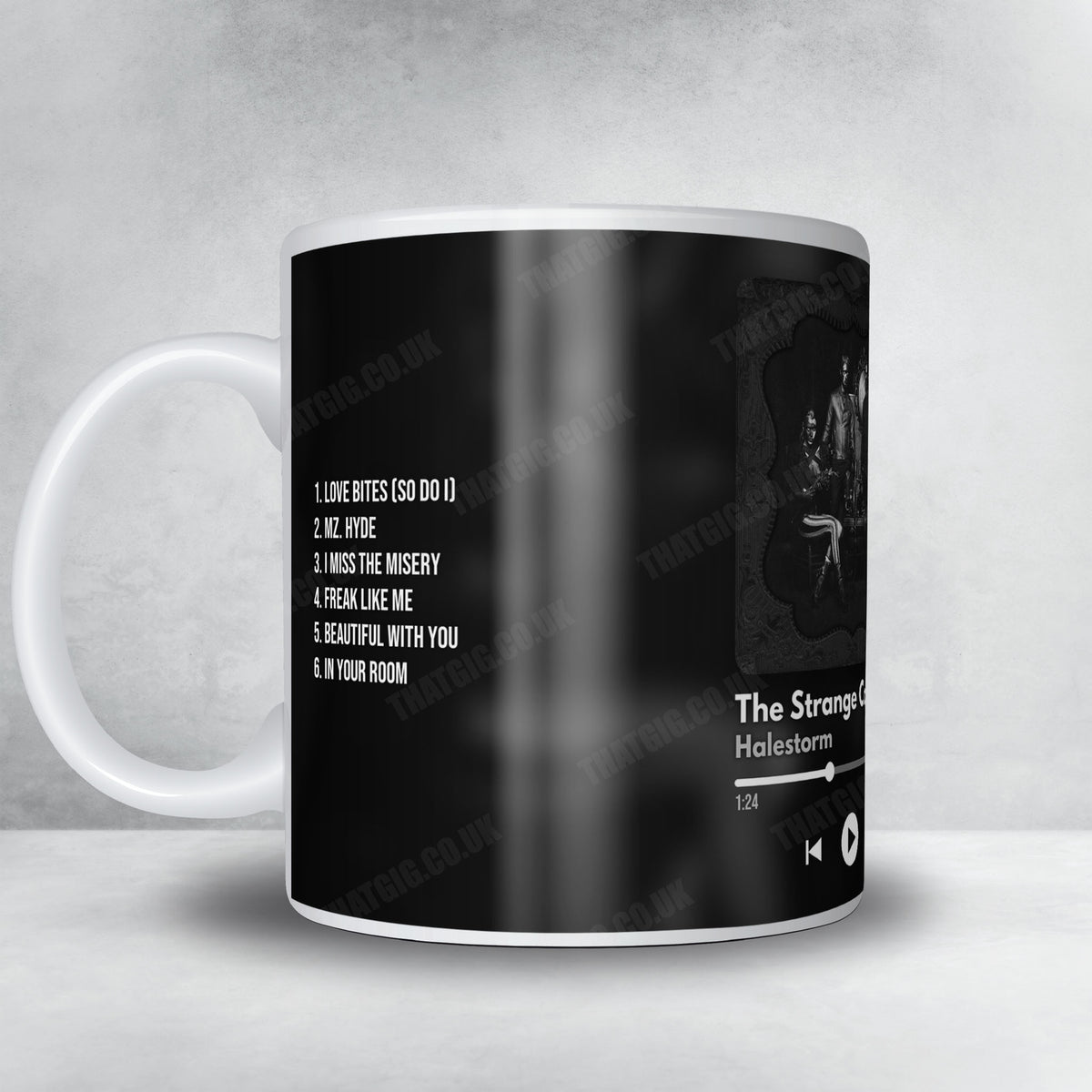 Halestorm "The Strange Case Of..." Album Mug - Now Playing